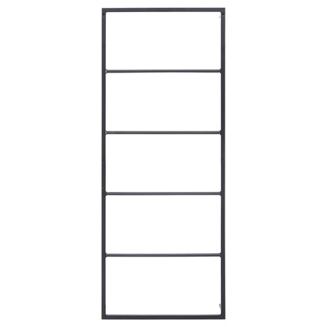 Vidaxl handdoekenrek 45x10x115 cm staal zwart