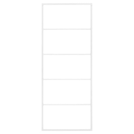 Vidaxl handdoekenrek wit 45x10x115 cm staal