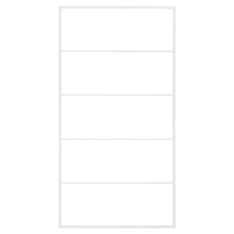 Vidaxl handdoekenrek wit 60x10x116 cm staal