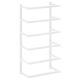 Vidaxl handdoekenrek 24x12x48 cm staal wit