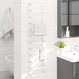 Vidaxl handdoekenrek 24x12x96 cm staal wit