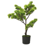 VidaXL Kunstplant met pot pinus bonsai 60 cm groen