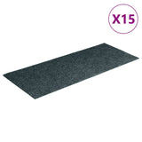 VidaXL 15 st Trapmatten zelfklevend rechthoekig 60x25 cm groen