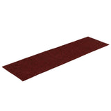 Vidaxl 15 st trapmatten zelfklevend rechthoekig 76x20 cm rood