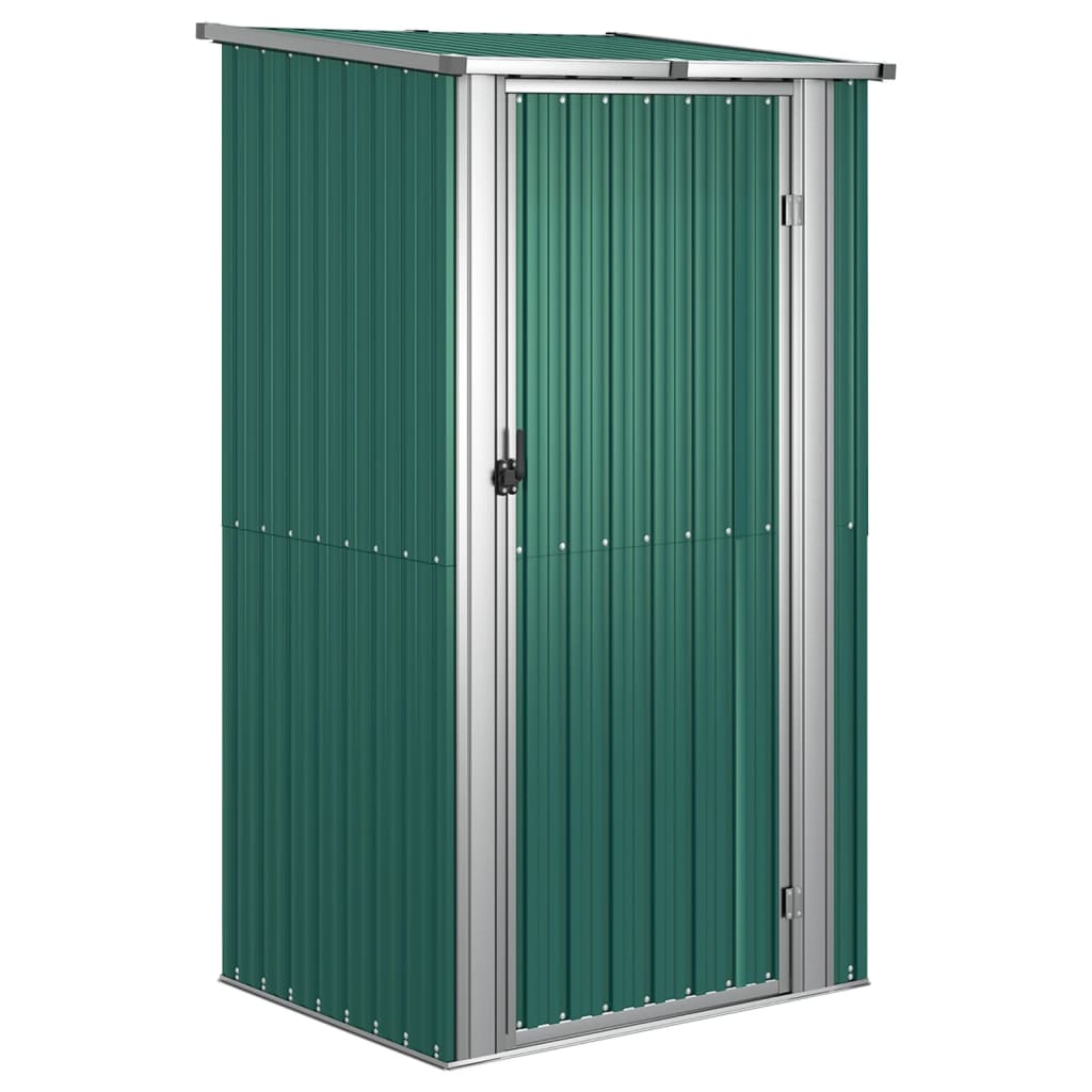 Vidaxl tuinschuur 118,5x97x209,5 cm gegalvaniseerd staal groen