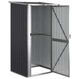 VidaXL Tuinschuur 118,5x97x209,5 cm gegalvaniseerd staal antraciet