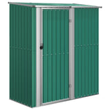 VidaXL Tuinschuur 180,5x97x209,5 cm gegalvaniseerd staal groen