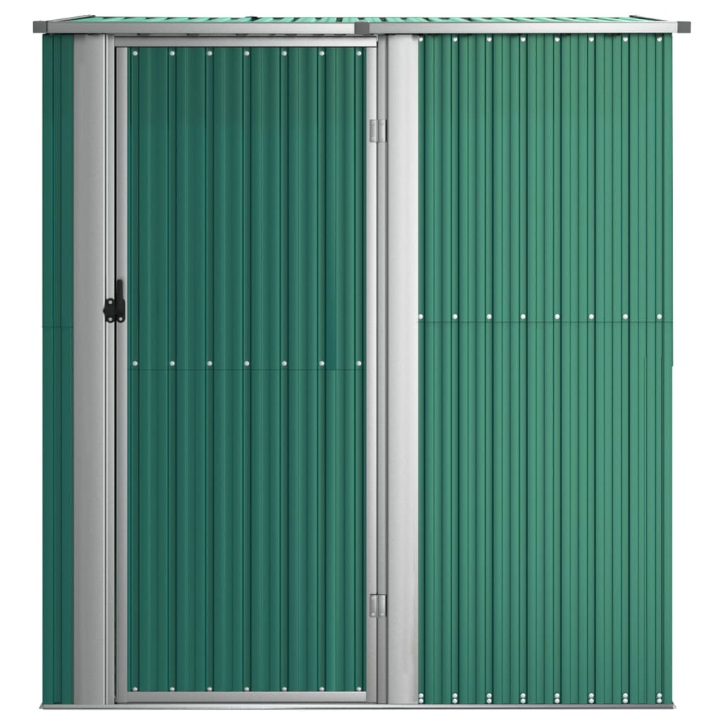 VidaXL Tuinschuur 180,5x97x209,5 cm gegalvaniseerd staal groen