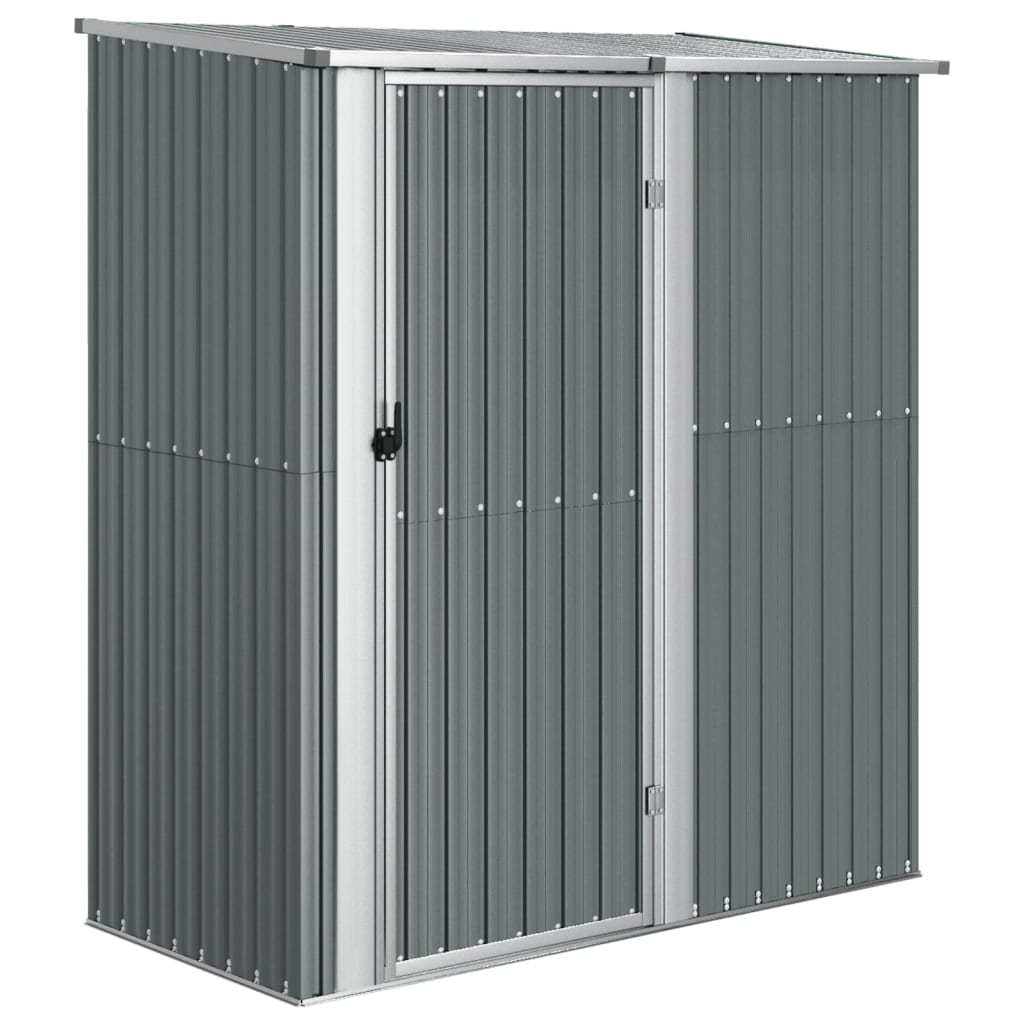 VidaXL Tuinschuur 180,5x97x209,5 cm gegalvaniseerd staal grijs