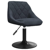 Vidaxl eetkamerstoelen draaibaar 2 st fluweel donkergrijs