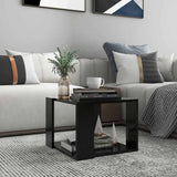 Vidaxl salontafel 40x40x30 cm bewerkt hout zwart