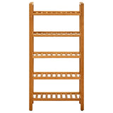 Vidaxl schoenenrek met 5 schappen 50x27x100 cm massief eikenhout