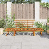 Vidaxl tuinbank 2-in-1 190 cm massief acaciahout