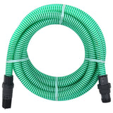 VidaXL Zuigslang met PVC koppelingen 1,1'' 10 m PVC groen