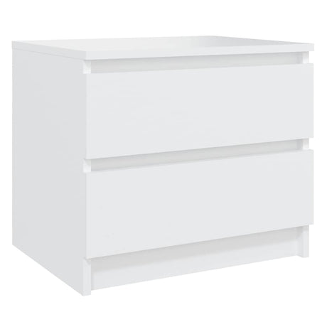 Vidaxl nachtkastjes 2 st 50x39x43,5 cm bewerkt hout wit