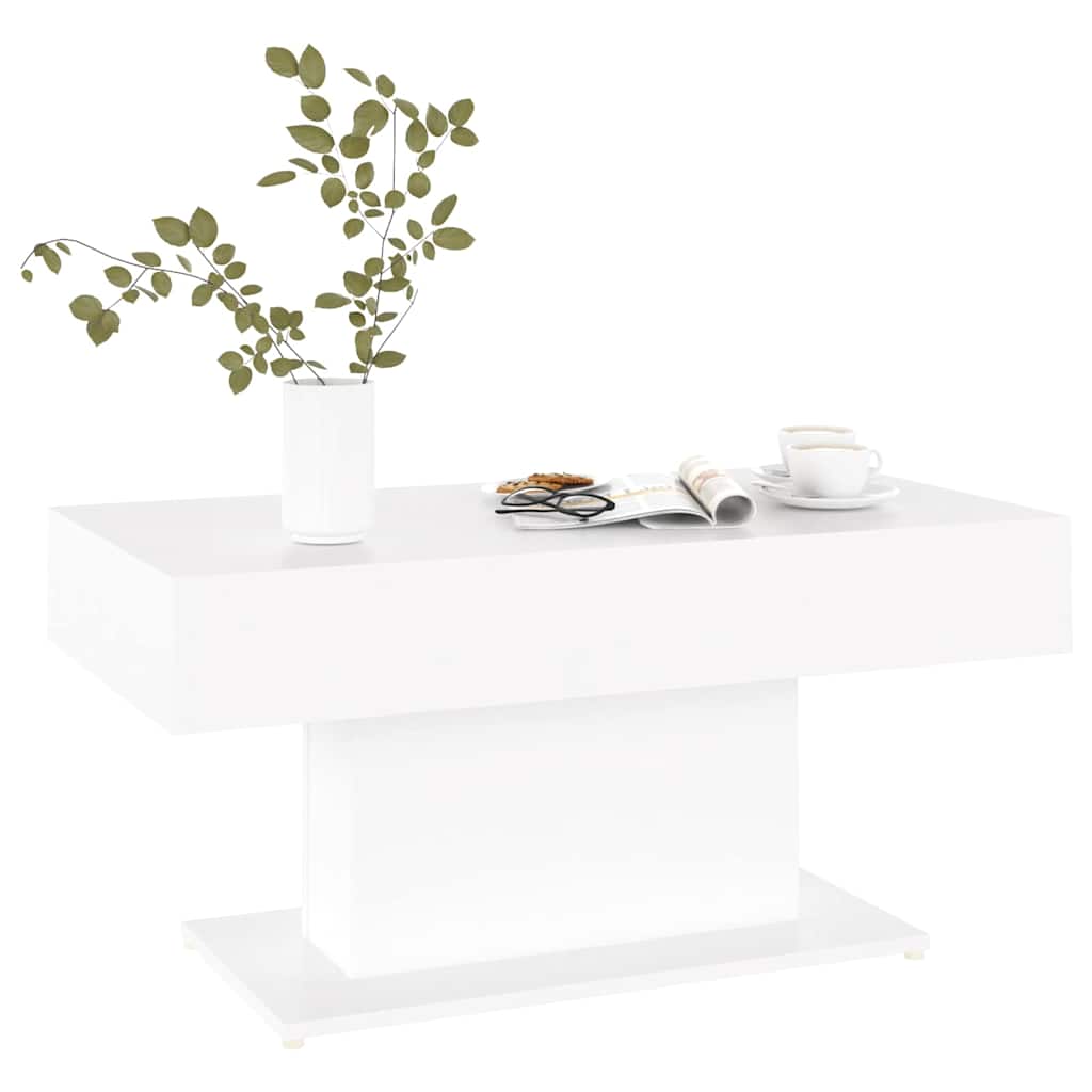 Vidaxl salontafel 96x50x45 cm bewerkt hout wit