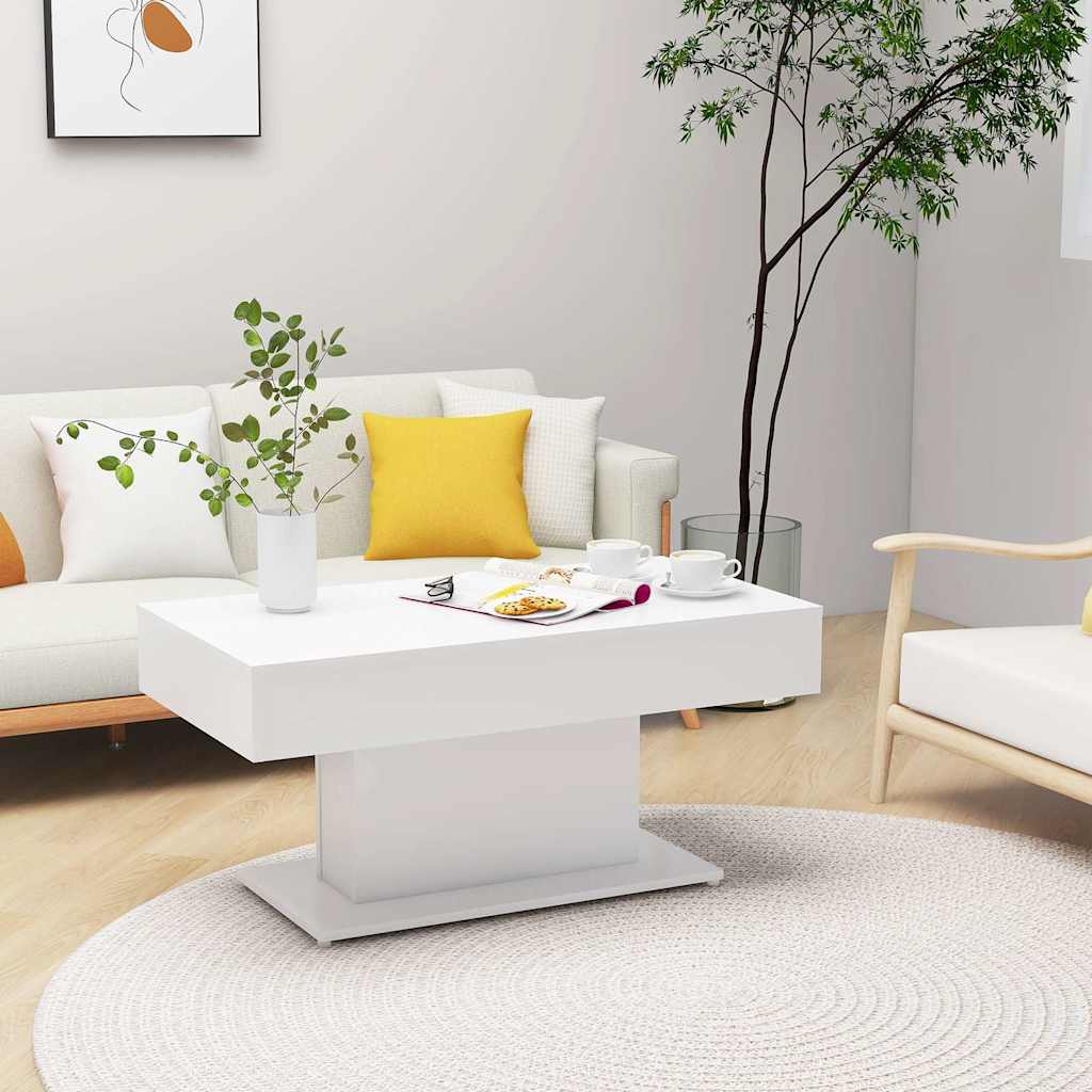Vidaxl salontafel 96x50x45 cm bewerkt hout wit