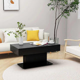 Vidaxl salontafel 96x50x45 cm bewerkt hout zwart