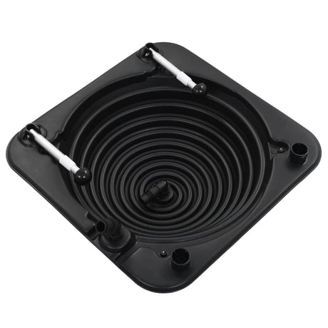 Vidaxl solarverwarmingen voor zwembad 2 st 75x75x36 cm hdpe aluminium