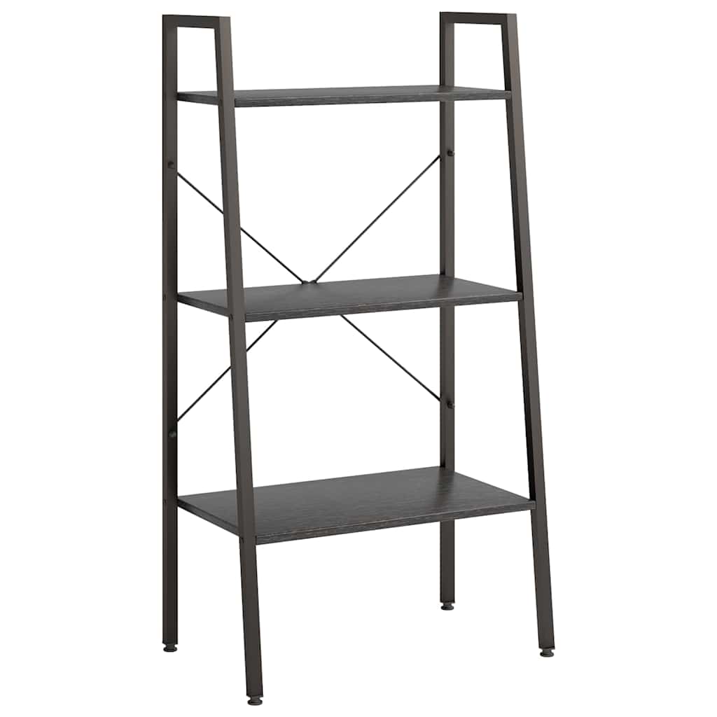 Vidaxl opbergmeubel met 3 lagen 56x35x108 cm zwart