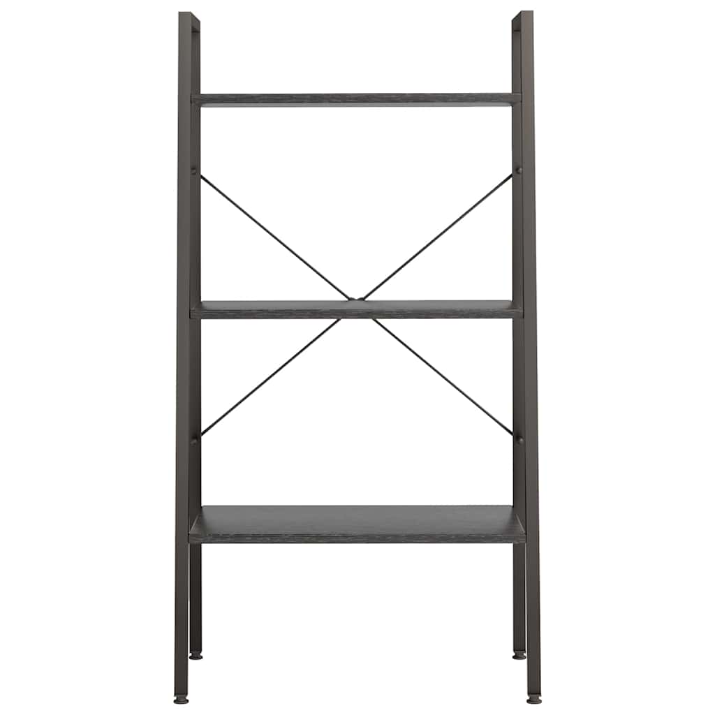 Vidaxl opbergmeubel met 3 lagen 56x35x108 cm zwart