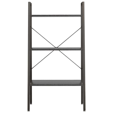 Vidaxl opbergmeubel met 3 lagen 56x35x108 cm zwart