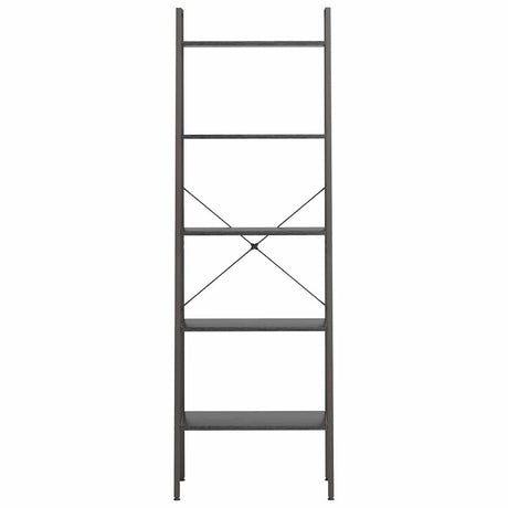 Vidaxl opbergmeubel met 5 lagen 56x35x174 cm zwart
