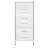Vidaxl opbergkast 42,5x35x101,5 cm staal wit