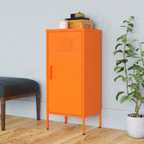 Vidaxl opbergkast 42,5x35x101,5 cm staal oranje