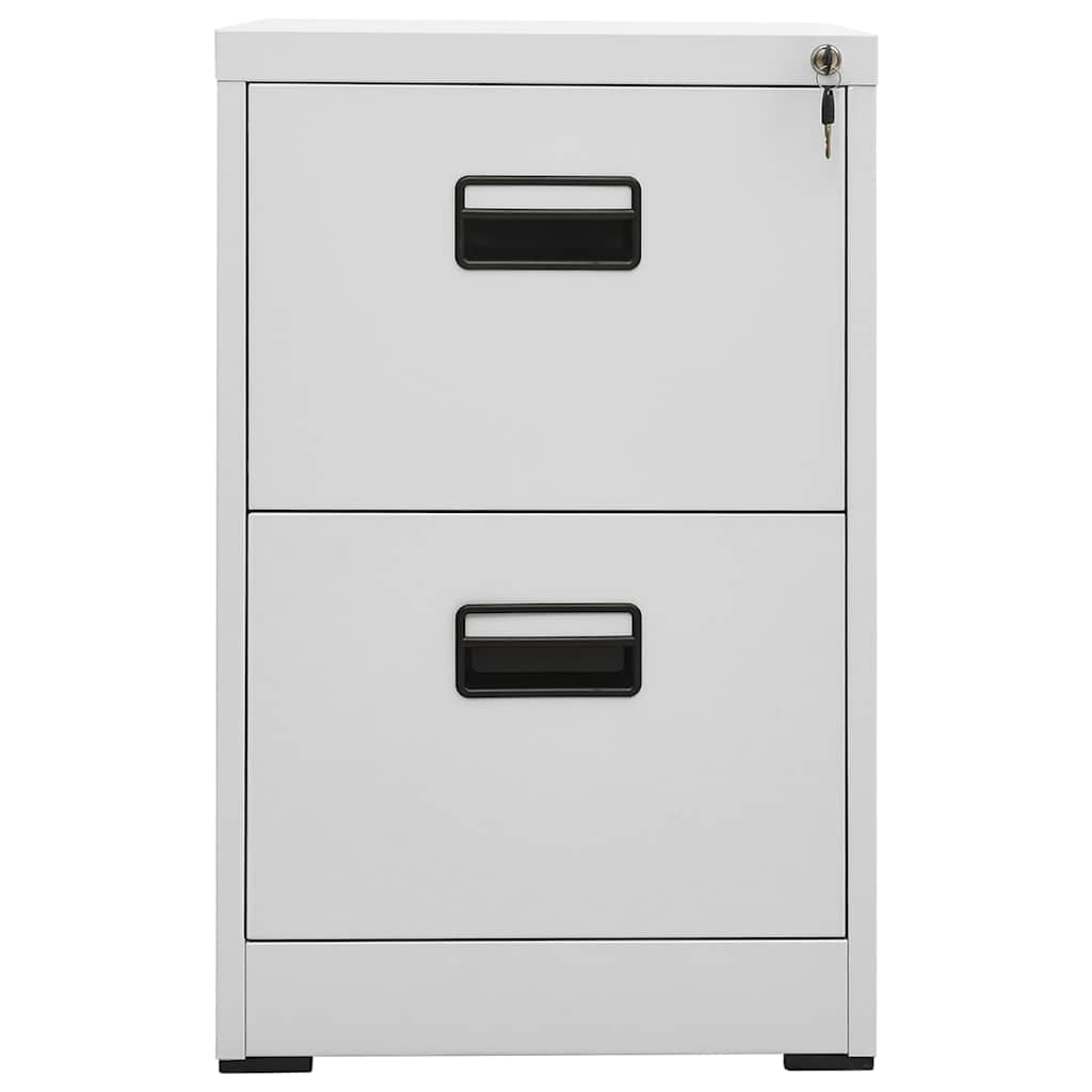 Vidaxl archiefkast 46x62x72,5 cm staal lichtgrijs