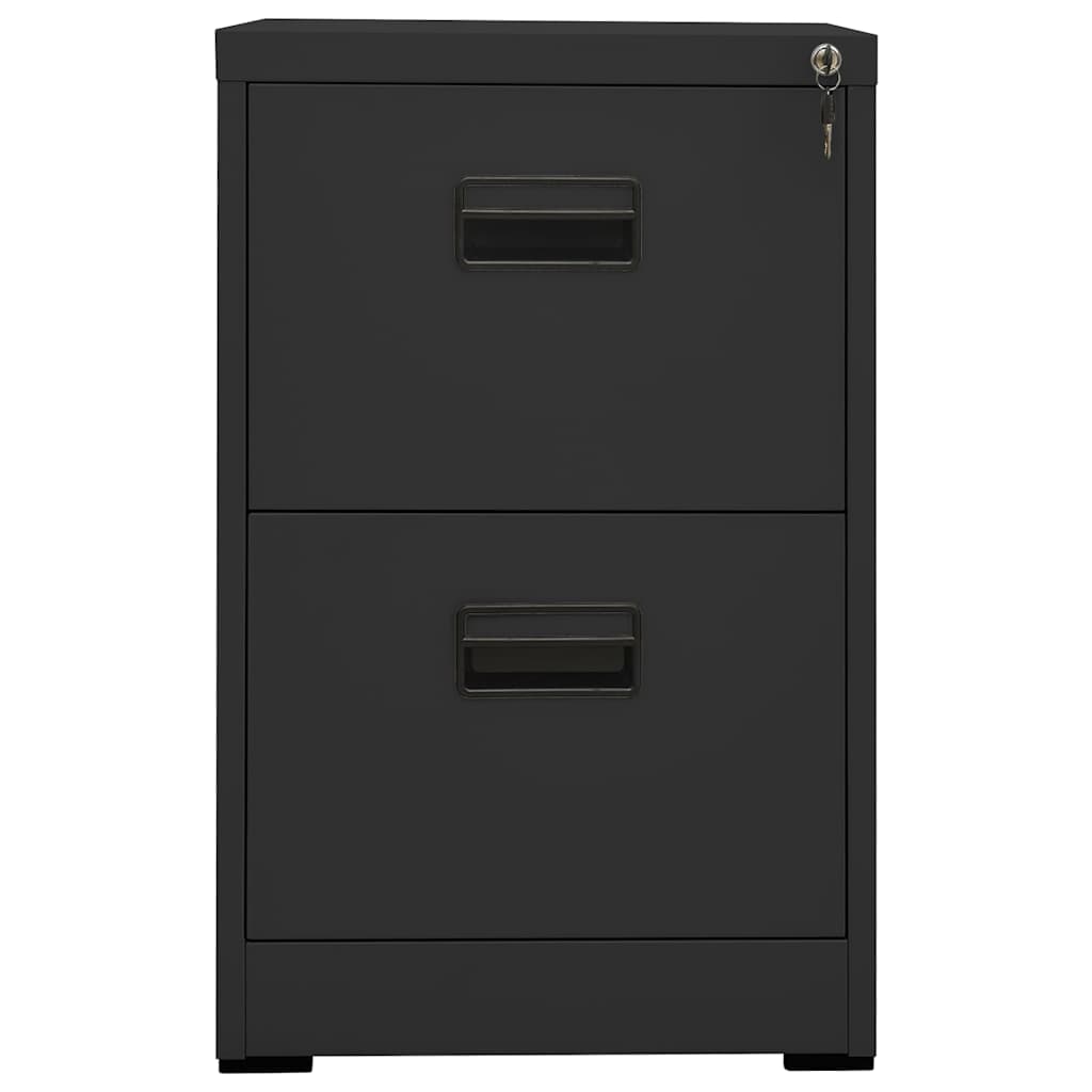 Vidaxl archiefkast 46x62x72,5 cm staal antracietkleurig