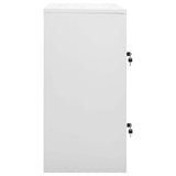 Vidaxl lockerkast 90x45x92,5 cm staal lichtgrijs