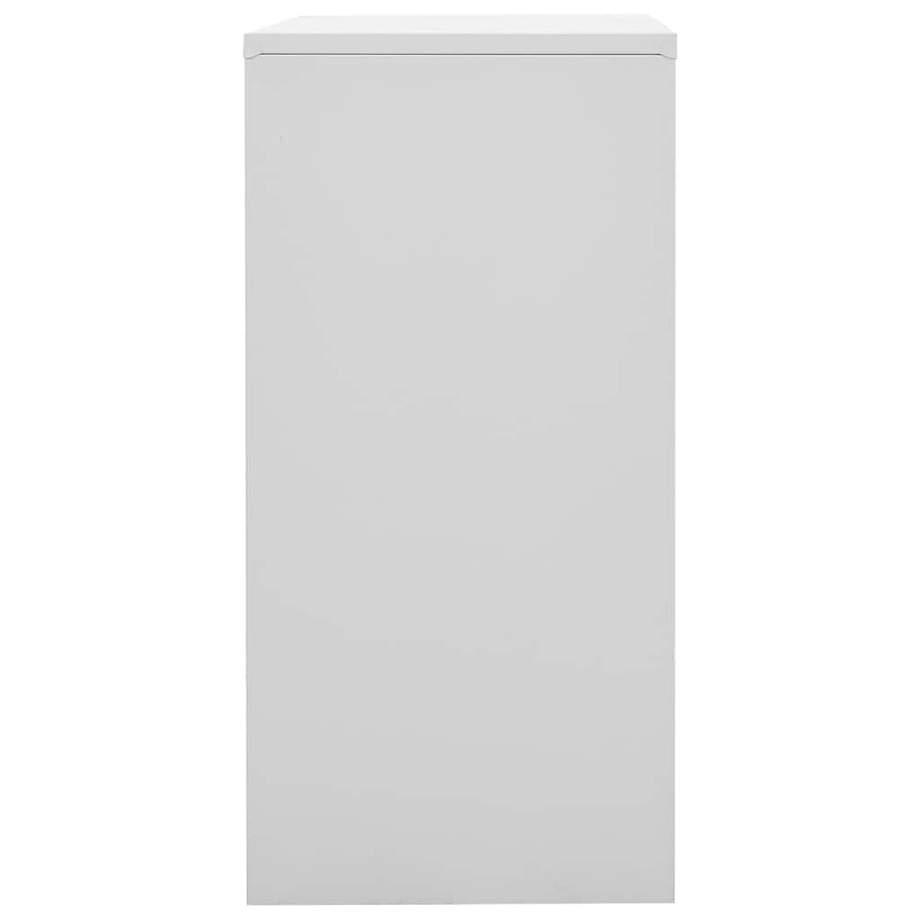 Vidaxl lockerkast 90x45x92,5 cm staal lichtgrijs en groen