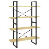 Vidaxl boekenkast met 4 schappen 100x30x140 cm massief grenenhout