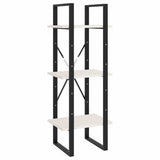 Vidaxl boekenkast met 3 schappen 40x30x105 cm massief grenenhout wit