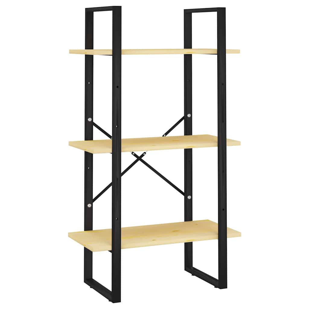 Vidaxl opbergrek 60x30x105 cm massief grenenhout