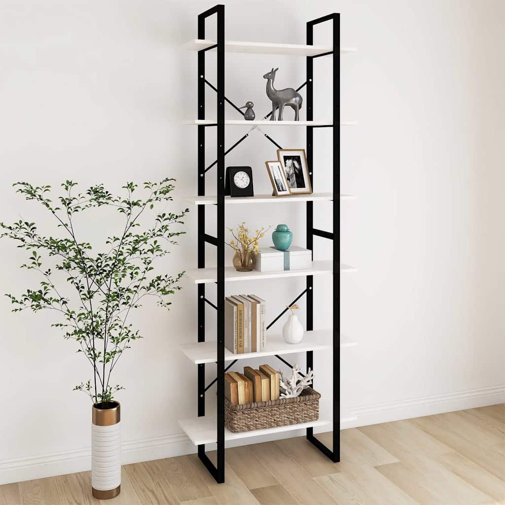 Vidaxl hoge kast 80x30x210 cm massief grenenhout wit