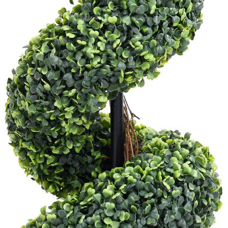 Vidaxl kunstplant met pot buxus spiraal 100 cm groen