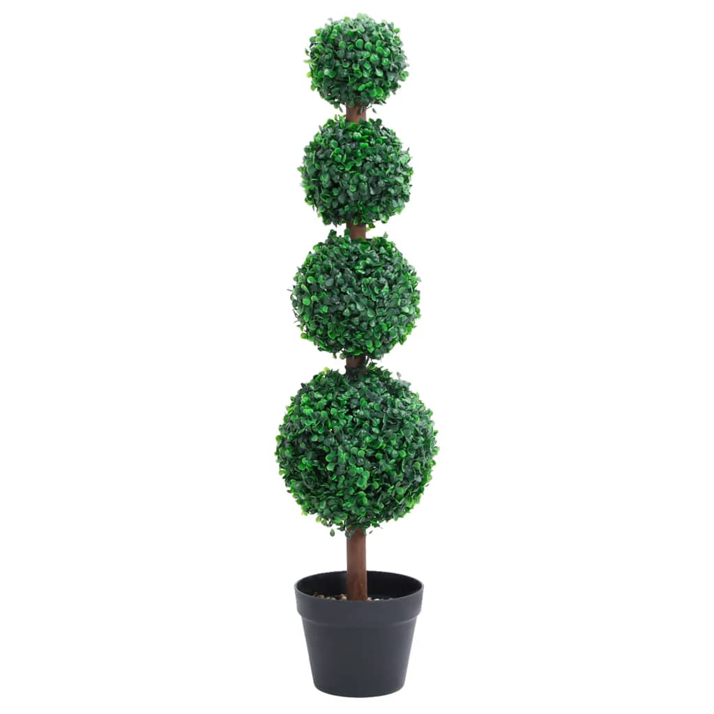 Vidaxl kunstplant met pot buxus bolvorming 90 cm groen