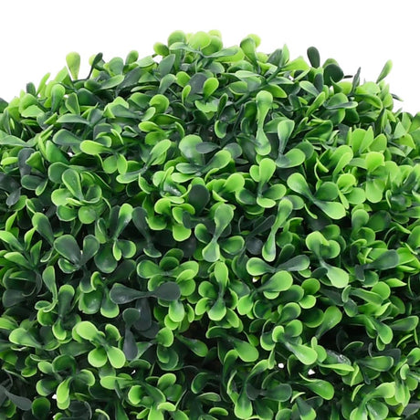 Vidaxl kunstplanten met pot 2 st buxus bolvorming 27 cm groen