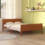 Vidaxl bedframe massief grenenhout honingbruin 120x200 cm