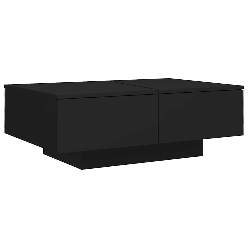 Vidaxl salontafel 90x60x31 cm bewerkt hout zwart