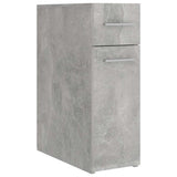Vidaxl apothekerskast 20x45,5x60 cm bewerkt hout betongrijs