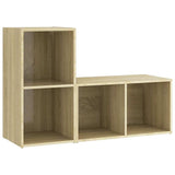 Vidaxl tv-meubelen 2 st 72x35x36,5 cm bewerkt hout sonoma eikenkleurig
