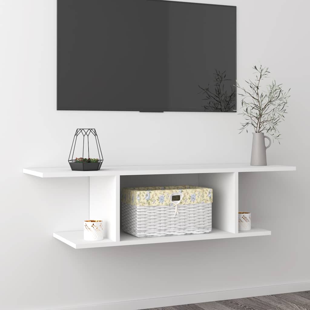 Vidaxl tv-wandmeubel 103x30x26,5 cm wit
