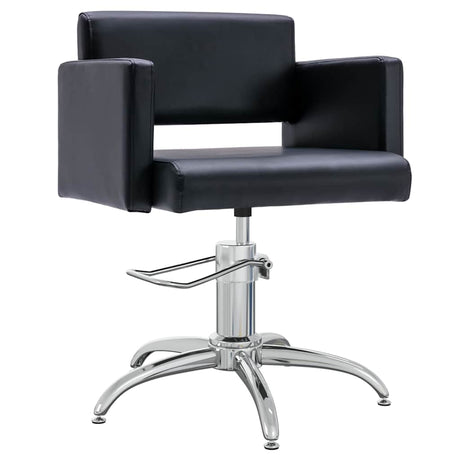 Vidaxl salonstoel kunstleer zwart