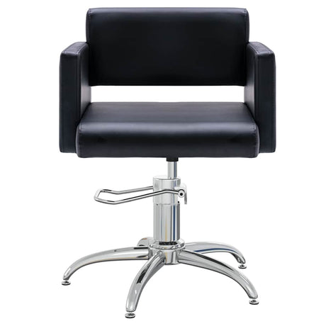 Vidaxl salonstoel kunstleer zwart