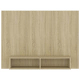 Vidaxl tv-wandmeubel 120x23,5x90 cm bewerkt hout sonoma eikenkleurig