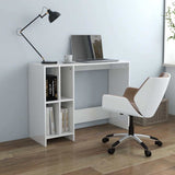 Vidaxl bureau 102,5x35x75 cm bewerkt hout hoogglans wit