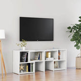 Vidaxl tv-meubel 104x30x52 cm bewerkt hout hoogglans wit